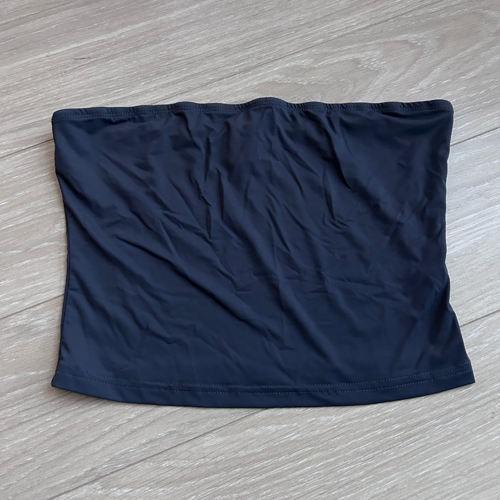 Princess Polly Dark Grey Strapless Tube Top